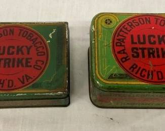 LUCKY STRIKE TOBACCO TINS
