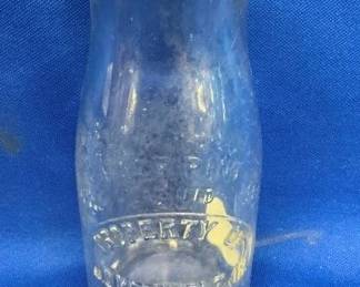 J.D KERNODLE JR 1/2PINT MILK BOTTLE