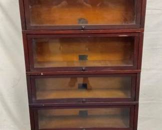 5 STACK GLOBE LAWYERS BOOKCASE