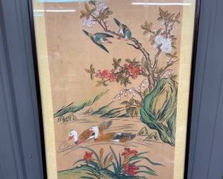 JAPANESE PAINTING ON CB 22X37