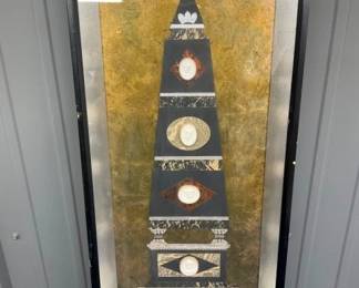 EARLY PYRAMID ART FRAMED 11X24