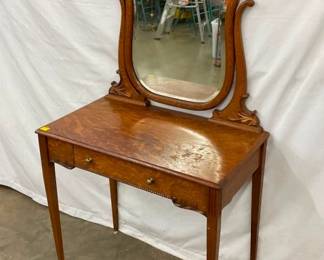 W/ BEVELED MIRROR AND DRAWER