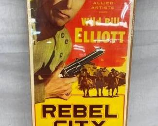 WILD BILL ELLIOTT REBEL CITY 1953 14X36