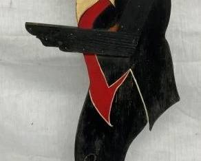 UNUSUAL WOODEN BUTLER 12X36