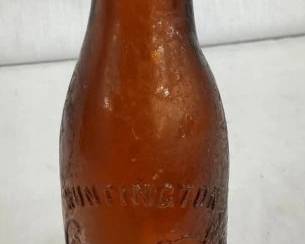 6 1/2 OZ AMBER COCA COLA BOTTLE