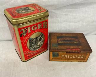 EARLY TOBACCO TINS