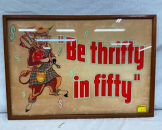 FRAMED THRIFTY FIFTY CB 21X14