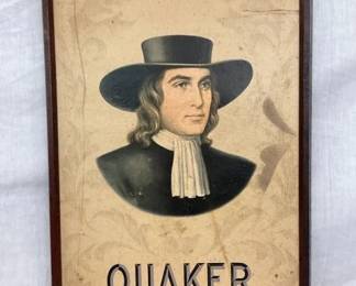 CB QUAKER LACE SIGN 13X20