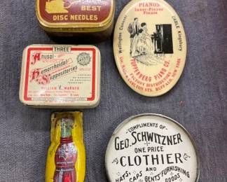 COLLECTION EARLY POCKET MIRRORS