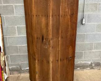 OLD BOARD BACK W/ CUT NAILS