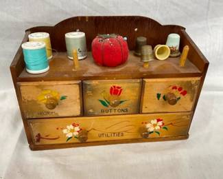 EARLY SEWING BOX