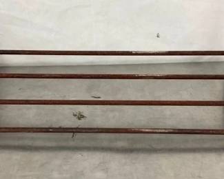 EARLY METAL TACK RACK 24X6 1/2