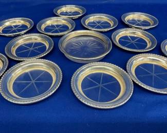 THEY HAVE GLASS INSERTS 4"X3 1/2"