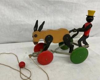 EARLY TINKER PULL TOY 10X7