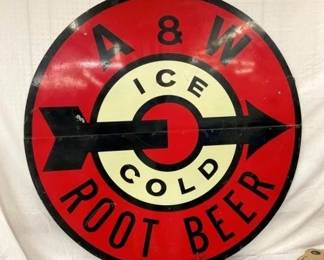 SST 2PC. A&W ROOT BEER SIGN
