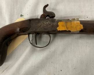 EARLY BLACK POWDER PISTOL