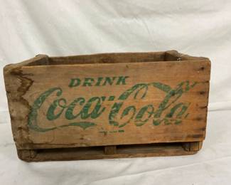 EARLY WOODEN COCA COLA CRATE 19 1/2X10