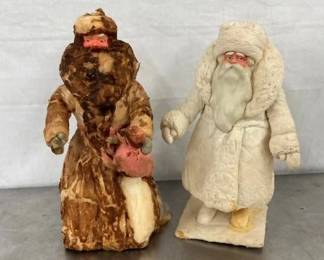 14" AND 15" VINTAGE SANTA CLAUSES