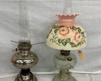 ALADDIN OIL LAMP AND RAYO LAMP