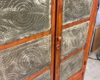 CLOSEUP VIEW EARLY PUNCH TINS