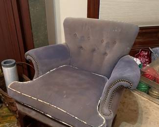 Velvet Arm Chair