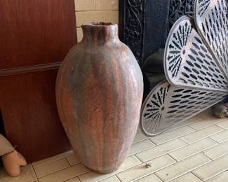 Handmade pottery vase