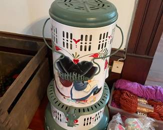Hand Painted Kerosene Heater