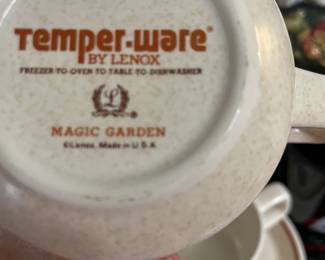 Lenox Magic Garden Stoneware China set