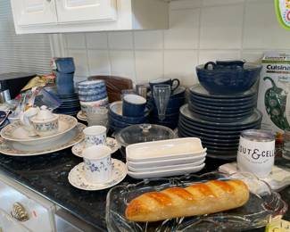 Blue Stoneware Noritake China