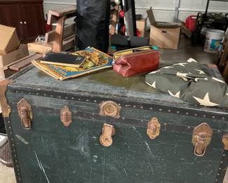 Large antique trunk