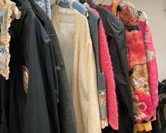 Vintage Clothes made of quilts