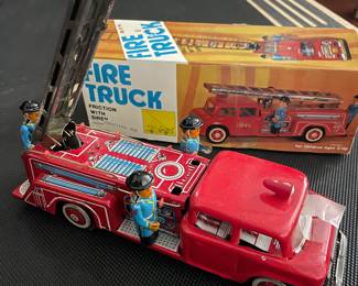 Vintage Toy Firetruck