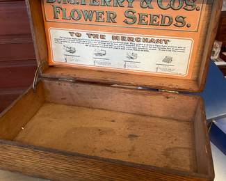 Antique D.M. Ferry and Co. Seed box