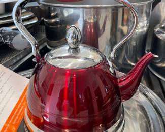 New Red Teapot