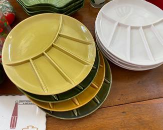 Mid Century  Grill Plates