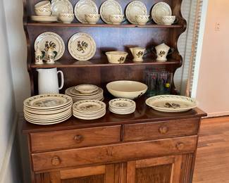 Vintage Cherry Wood Hutch/Storage