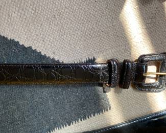 Mark Shale Leather Belt