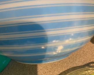 Pyrex Rainbow Stripe Mixing Bowl