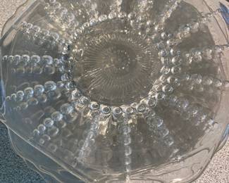 Vintage Federal Glass "Columbia" Cake Dessert Plates