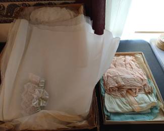 Vintage wedding dress, nightgowns