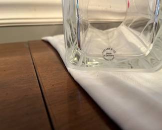 Tiffany sticker, glass is also etched