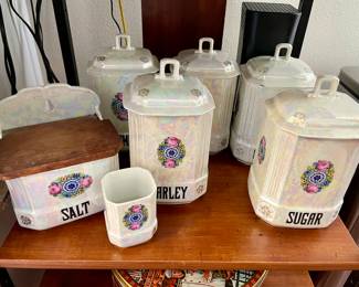 Czechoslovakian canister set