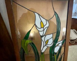 stained glass lilies