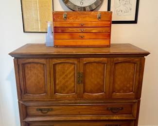 large gentleman's chest, machinest tool box