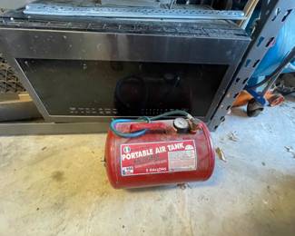 under counter microwave, portable air tank