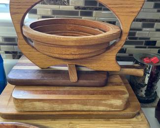 cutting boards, folding cat basket