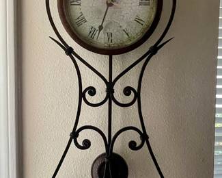 large decorative wall clock