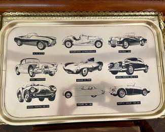 car advertising tray