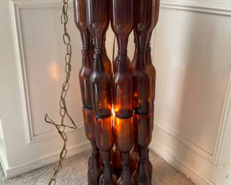 Hanging Light Fixture made from Coors Bottles