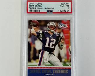 2011 Topps Tom Brady - superbowl Legends